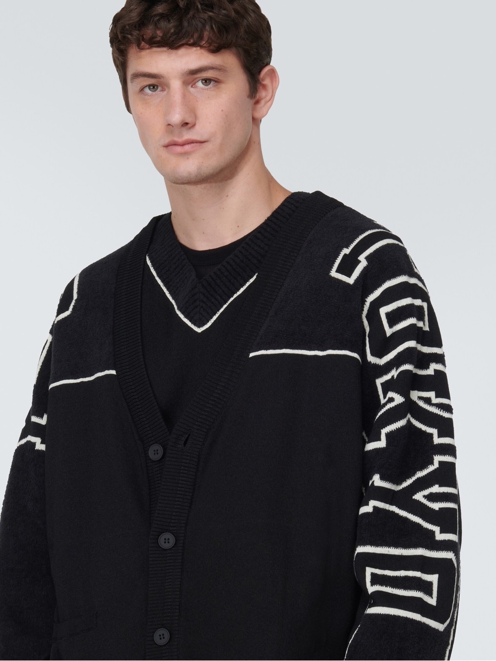 NWT Y-3 Logo Cardigan Tokyo Size L - Picture 3 of 9